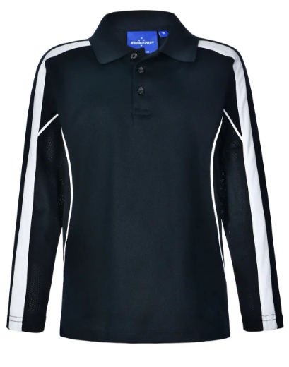 Picture of Winning Spirit, Kids TrueDry L/S Polo